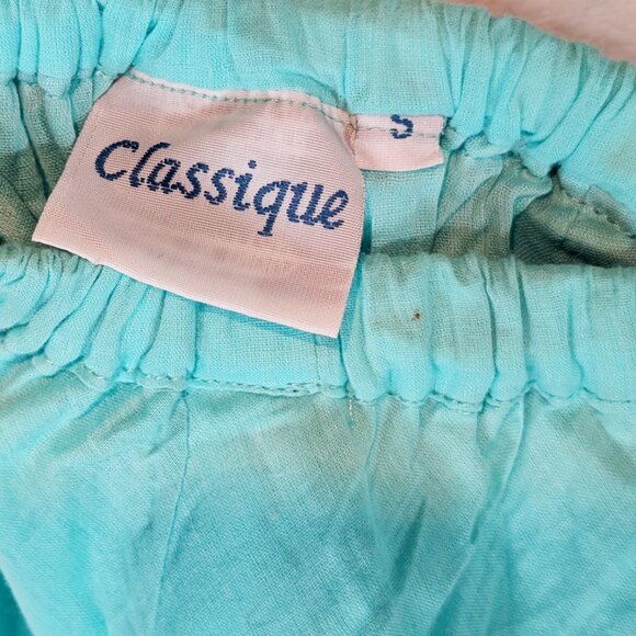 Pale Turquoise Blue layered Classique Gypsy skirt Size small - Picture 3 of 3